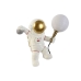 Applique Home ESPRIT Blanc Doré Métal Résine Moderne Astronaute 26 x 21,6 x 33 cm