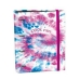 Kroužkový pořadač SENFORT Ringbook Tie Dye 1 kusů Vícebarevný A4