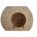 Portacandele Home ESPRIT Fibra di cocco 15 x 15 x 13 cm (2 Unità)