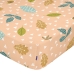 Fitted sheet HappyFriday MOSHI MOSHI Multicolour Light brown 70 x 140 x 14 cm