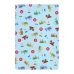 Fitted sheet HappyFriday MR FOX Blue Multicolour 70 x 140 x 14 cm