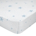 Fitted sheet HappyFriday BASIC KIDS Blue 70 x 140 x 14 cm