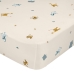 Fitted sheet HappyFriday MINI Beige Multicolour 70 x 140 x 14 cm