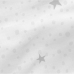 Lençol de baixo HappyFriday BASIC KIDS Branco Cinzento 70 x 140 x 14 cm Estrelas