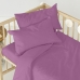 Fitted sheet HappyFriday BASIC KIDS Lilac 70 x 140 x 14 cm