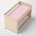 Onderlaken HappyFriday BASIC KIDS Licht Roze 60 x 120 x 14 cm