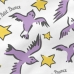 Fitted sheet HappyFriday LE PETIT PRINCE Multicolour 60 x 120 x 14 cm Birds