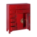 Credenza ORIENTE 73 x 26 x 90 cm Rosso Legno