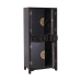 Credenza ORIENTE 63 x 33 x 131 cm Nero Legno