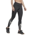 Leggings de Desporto de Mulher Reebok Preto