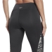 Legginsy Sportowe Damskie Reebok Czarny