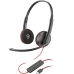 Auriculares com microfone Poly 8X228A6 Preto