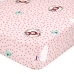 Bettlaken HappyFriday MR FOX Bunt Rosa 60 x 120 x 14 cm