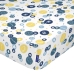 Drap housse HappyFriday LE PETIT PRINCE Blanc Multicouleur 60 x 120 x 14 cm