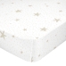 Lençol de baixo HappyFriday BASIC KIDS Branco Bege 60 x 120 x 14 cm Estrelas