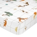 Подогнанный лист HappyFriday MINI Белый Разноцветный 60 x 120 x 14 cm Животные
