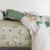 Fitted sheet HappyFriday Green Multicolour Single Flowers