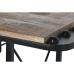 Console Home ESPRIT Marrone Nero Legno Metallo 191 x 58 x 96 cm