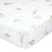 Drap housse HappyFriday Sakura Multicouleur 200 x 200 x 32 cm