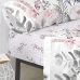 Drap housse HappyFriday Delicate bouquet Multicouleur 200 x 200 x 32 cm