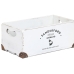 Σετ Διακοσμητικών Κουτιών Home ESPRIT Sanderford Λευκό ξύλο ελάτου 35 x 22 x 15 cm 5 Τεμάχια