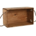 Förvaringslådor Home ESPRIT Genuine Naturell Granträ 38 x 24 x 20 cm 3 Delar