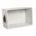 Cutii de depozitare Home ESPRIT Alb Lemn de brad 35 x 22 x 15 cm 3 Piese