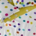 Opremljen list HappyFriday Confetti Pisana 160 x 200 x 32 cm