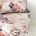 Fitted sheet HappyFriday White peonies Multicolour 160 x 200 x 32 cm