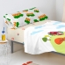 Drap housse HappyFriday MR FOX Multicouleur 90 x 200 x 32 cm