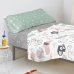 Drap housse HappyFriday MOSHI MOSHI Multicouleur 105 x 200 x 32 cm