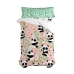 Drap housse HappyFriday MOSHI MOSHI Multicouleur 105 x 200 x 32 cm