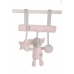 Cartello da Porta Peluche Elefante Rosa 25cm