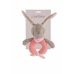 Peluche Chocalho Coelho Cor de Rosa