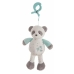 Peluche Chocalho Urso Panda Turquesa 25cm