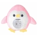 Музыкальная плюшевая игрушка Проектор Розовый Пингвин