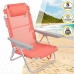 Folding Chair Colorbaby Flamingo Pink 48 x 46 x 84 cm Beach