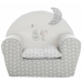 Sillón Infantil Stars 44 x 34 x 53 cm Gris