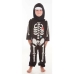 Kostume til babyer Skeleton Heart Sort (2 Dele)