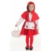 Costume per Bambini Cappuccetto Rosso 5-7 Anni (3 Pezzi)