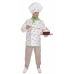 Kostume til voksne Pastry Chef M/L (4 Dele)