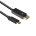 USB Cable Ewent Black 2 m