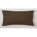 Capa de almofada Alexandra House Living Castanho Chocolate 45 x 155 cm