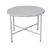 Postranní stolek Terrazzo Bílý 60 x 60 x 45 cm