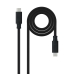 Cable USB-C NANOCABLE 10.01.4103 Negro 3 m