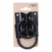 Dog parking station EDM 85294 Black 70 x 45 mm Badge Rings (2 Units)