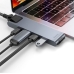 USB elosztó Baseus CAHUB-L0G Szürke Fekete/Ezüst színű