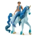 Conjunto de brinquedos Schleich Aryon on Unicorn Plástico