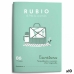 Writing and calligraphy notebook Rubio Nº06 A5 Spanish 20 Sheets (10 Units)