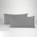 Pillowcase Alexandra House Living Titanium 45 x 90 cm (2 Units)